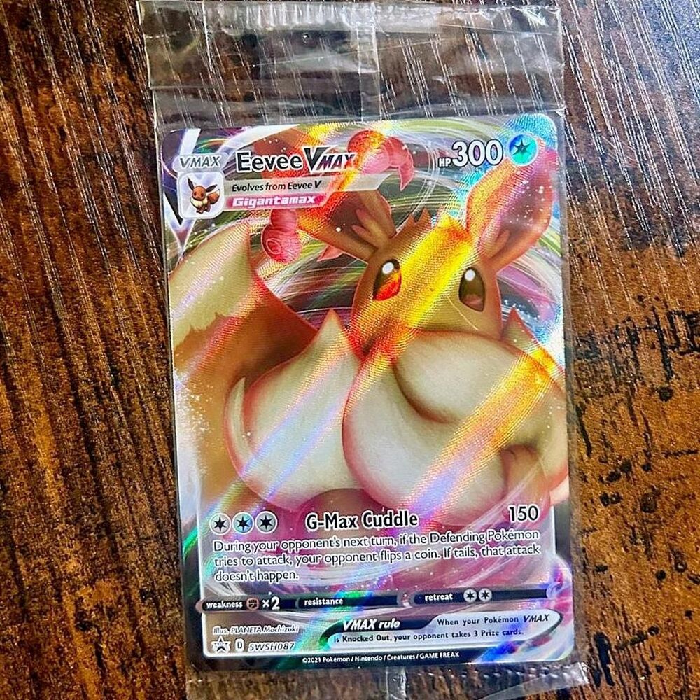 Eevee VMAX SEALED Pokemon card.